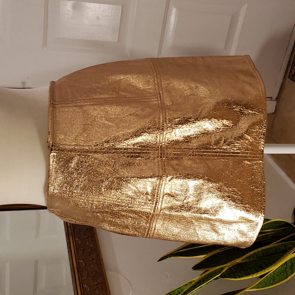 Jayda gold metalic skirt